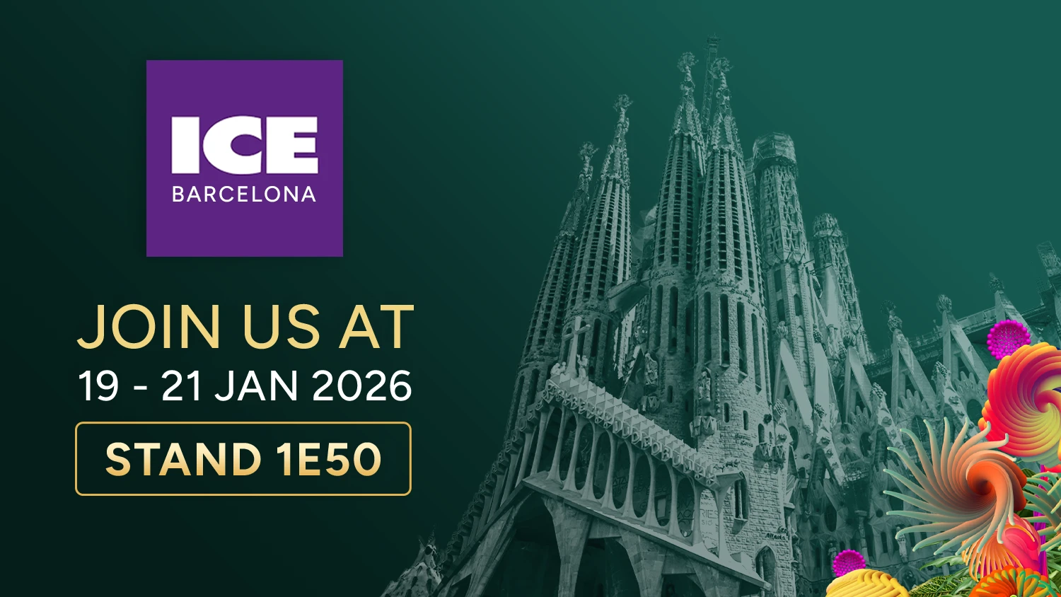 Únase a nosotros en ICE Barcelona 2026